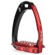 Strzemiona skokowe Tech Stirrups "Venice Sloped M" Black/Red