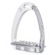 Strzemiona skokowe Tech Stirrups "Venice Sloped M" Silver/Titanium