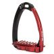 Strzemiona skokowe Tech Stirrups "Venice Sloped Evo" Black/Red