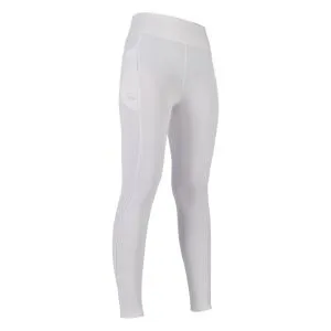Legginsy zimowe młodzieżowe HKM "Alice Kids" White 24h