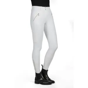 Bryczesy młodzieżowe HKM "Lia High Waist" White 24h