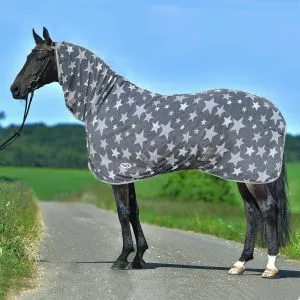 Derka polarowa z kapturem York "Stars"