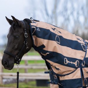 Kaptur do derki HV Polo "Gwenny Print" jesień/zima 2026 Navy/Camel