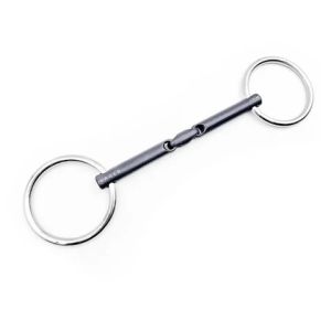 Wędzidło Fager "Madeleine Titanium Bradoon Double Jointed Loose Rings" 12 mm 24h