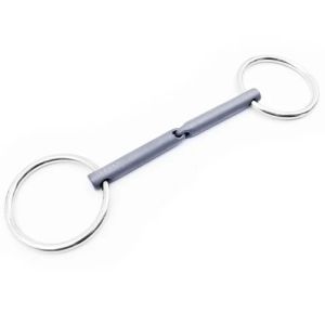 Wędzidło Fager "Madeleine Titanium Bradoon Single Jointed Loose Rings" 12 mm 24h