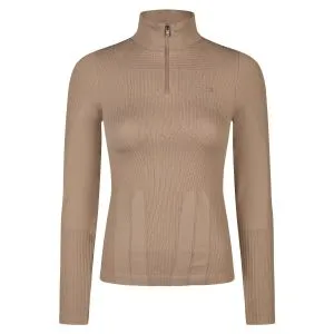 Bluzka techniczna Pikeur Athleisure "3D Knit" jesień/zima 2026 Mocha Cream