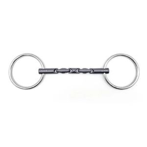 Wędzidło wielokrotnie łamane Fager "Wilma Titanium Loose Rings" 10 mm