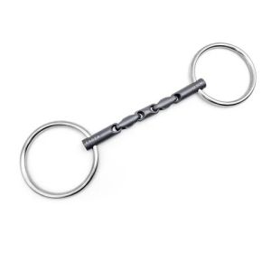 Wędzidło wielokrotnie łamane Fager "Wilma Titanium Loose Rings" 12 mm 24h