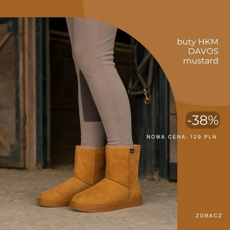 Buty zimowe HKM "Davos" Mustard