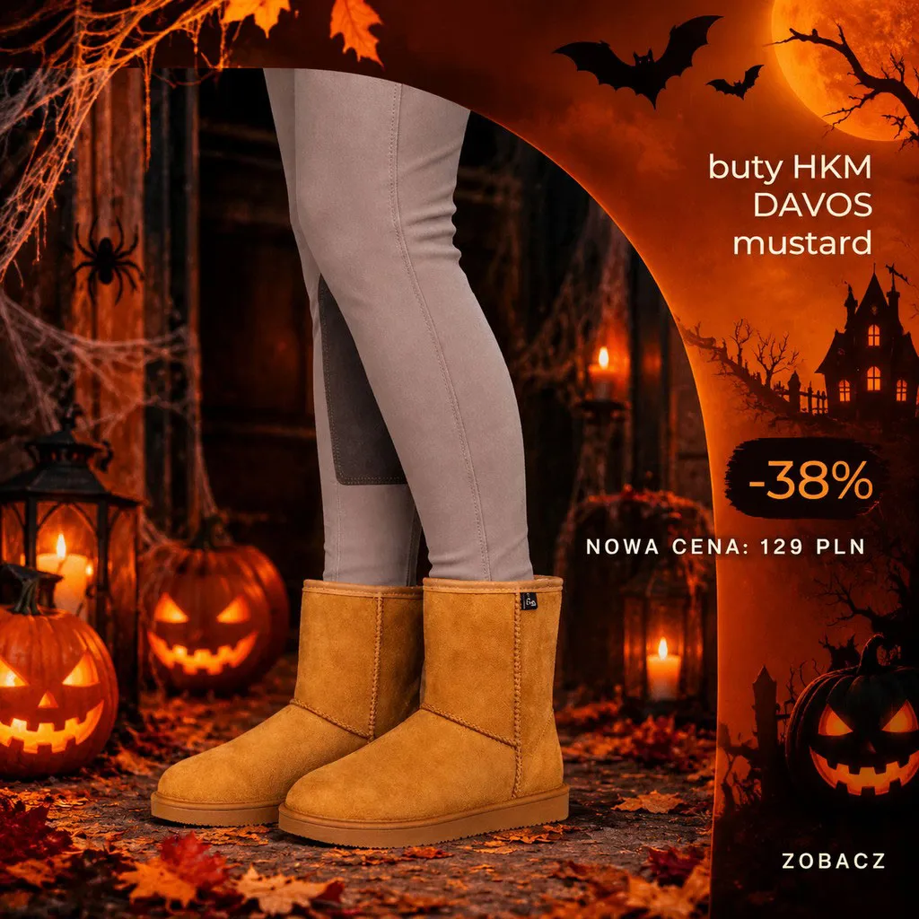 Buty zimowe HKM "Davos" Mustard