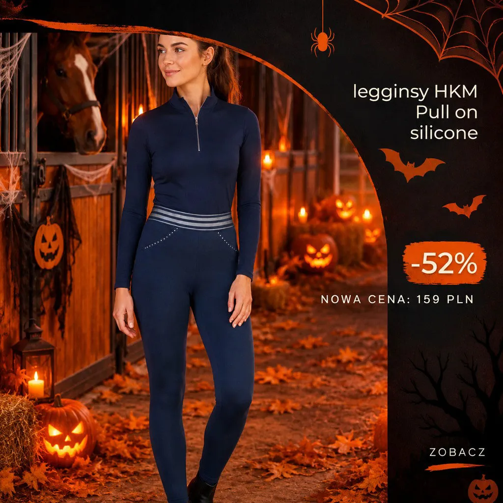 Legginsy HKM "Pull On Silicone"