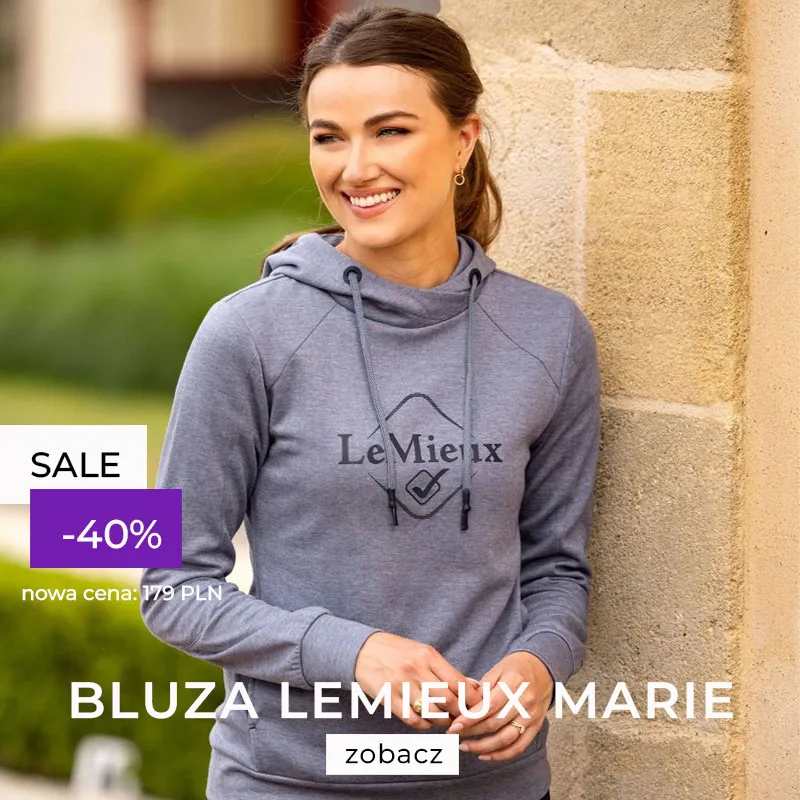 Bluza z kapturem LeMieux "Marie" wiosna/lato 2024 Jay Blue 24h