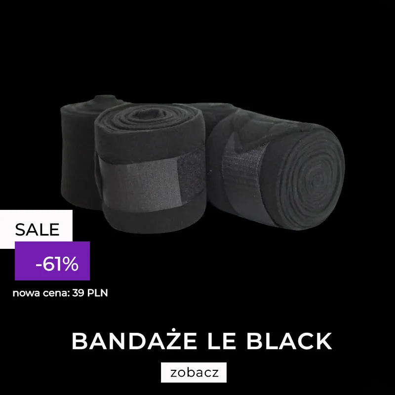 Bandaże Lovequestrian "Black" 24h