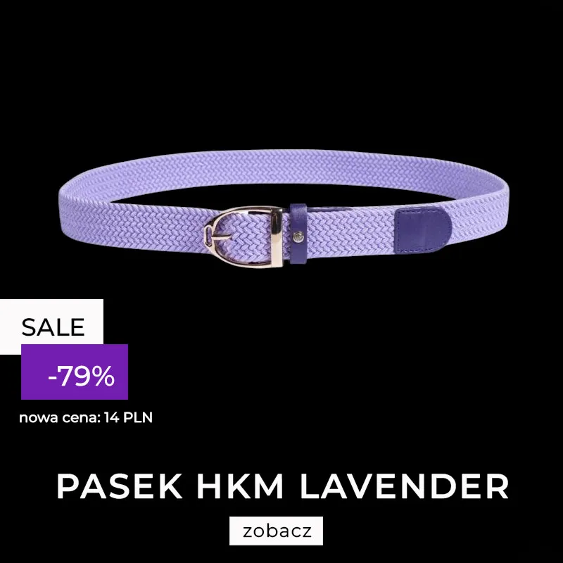 Pasek do spodni HKM "Lavender Bay" Lavender 24h
