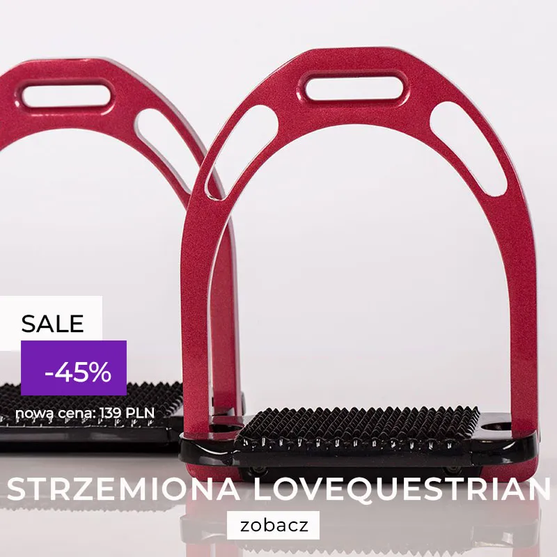 Strzemiona Lovequestrian "Watermelon Red & Black"