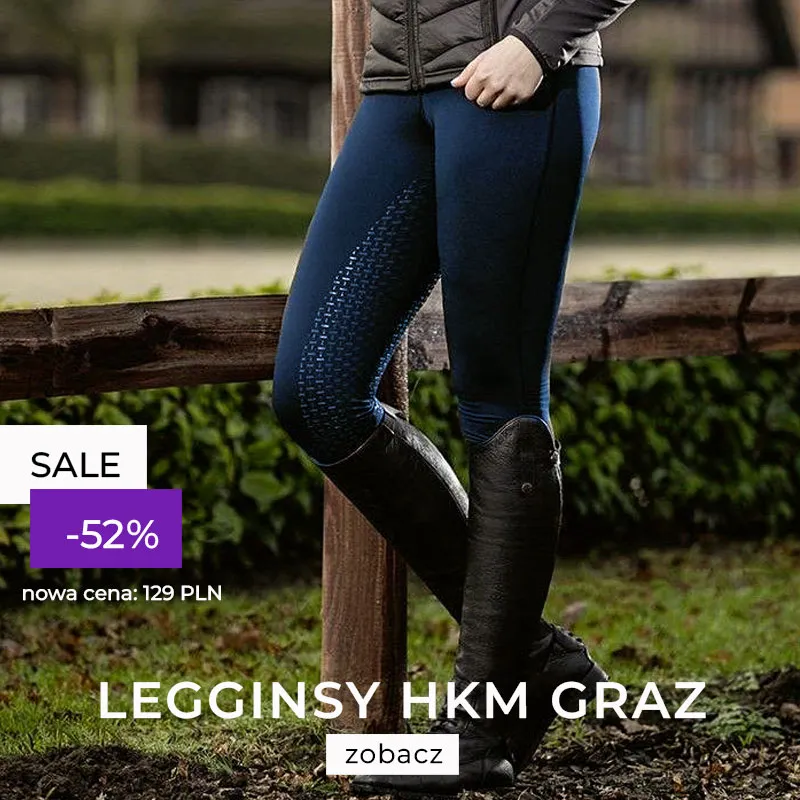 Legginsy zimowe damskie HKM "Graz Style" Navy 24h
